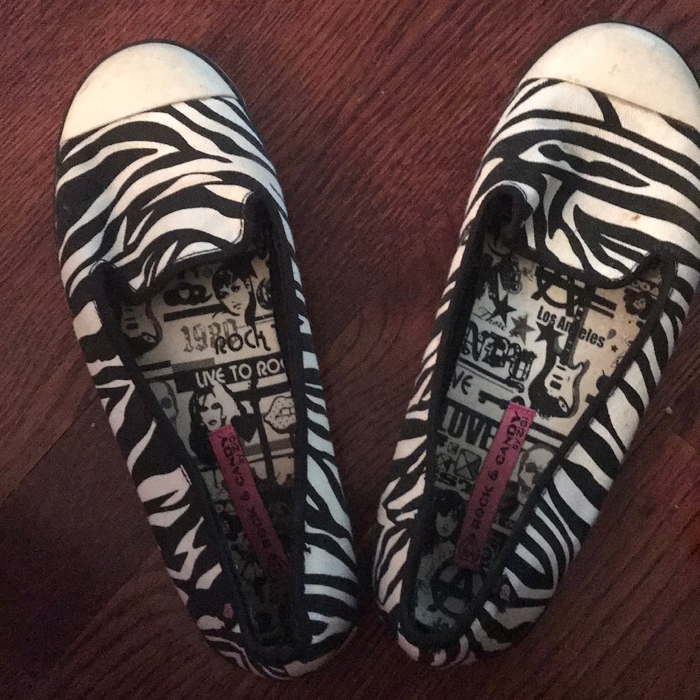 GREAT UC ROCK&CANDY ZEBRA Women’s slip on shoes